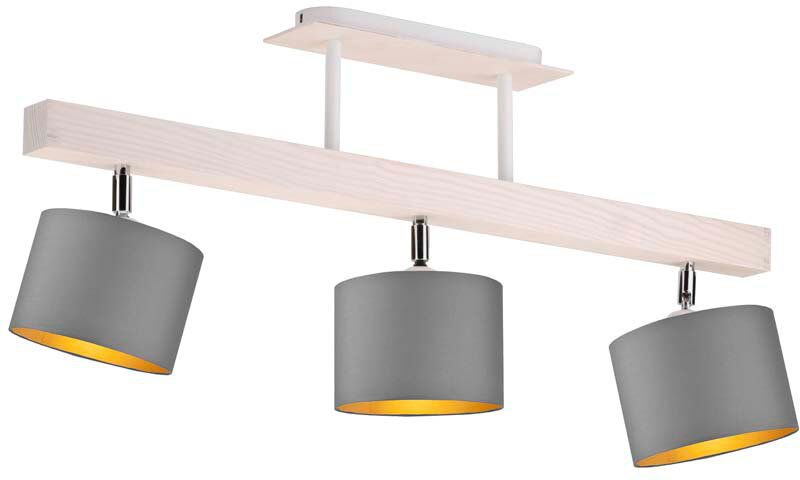 Canora Grey Fionn 3 - Light Kitchen Island Pendant Beige/Grey 40cm H X 75cm W X 75cm D