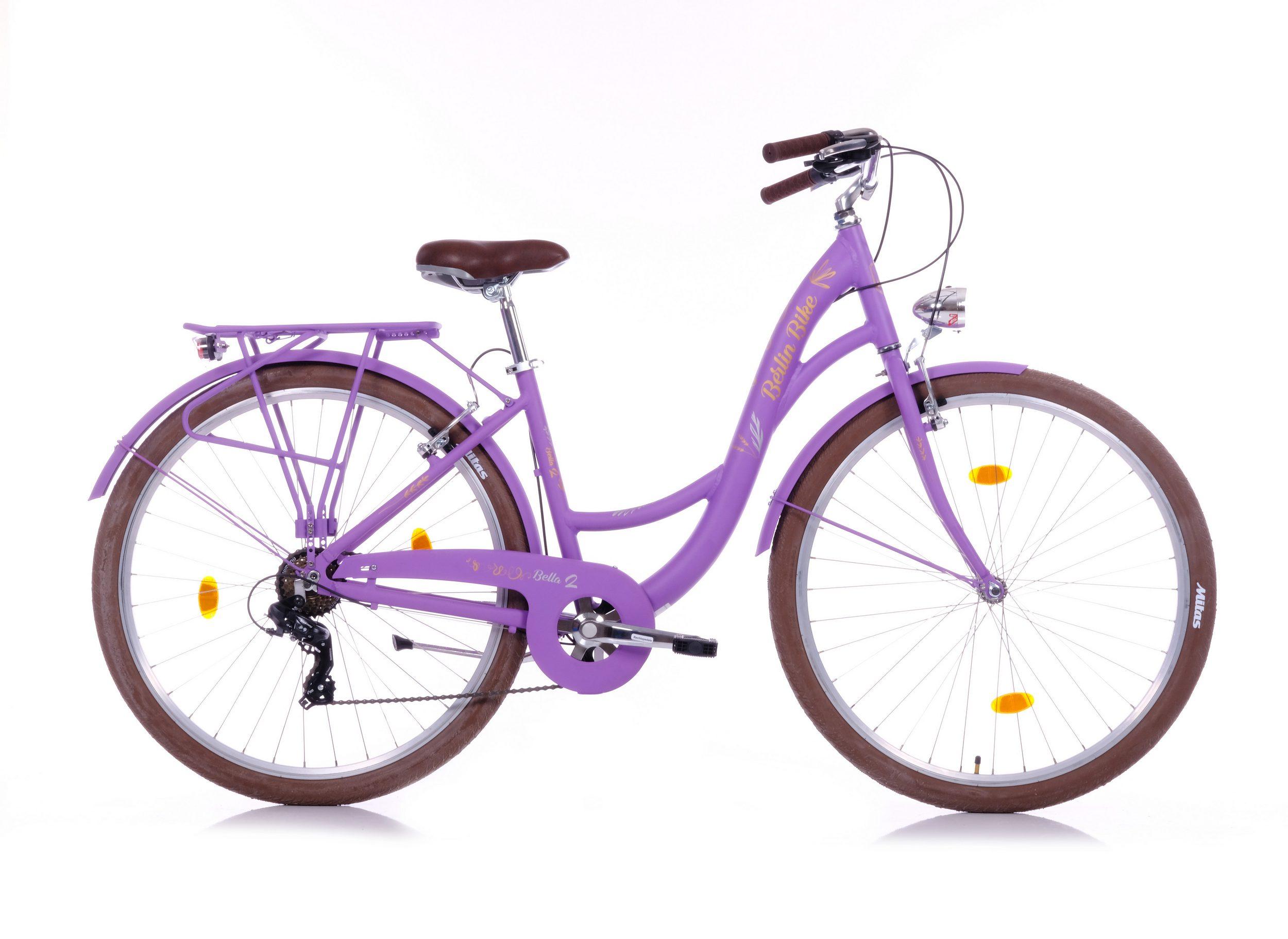 Cityrad Bella 2 - 28 Zoll Damen Hollandrad mit Shimano 7-Gang - Lila