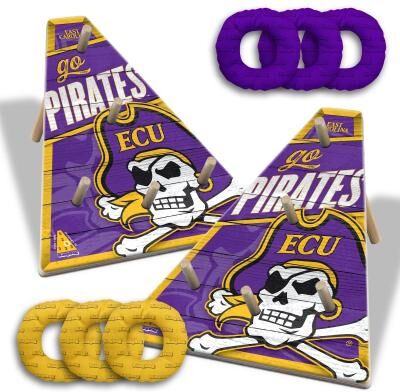 Skip's Garage East Carolina Pirates NCAA Ring Bag Toss Game