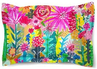 Laural Home Vivid Floral Cluster Standard Sham