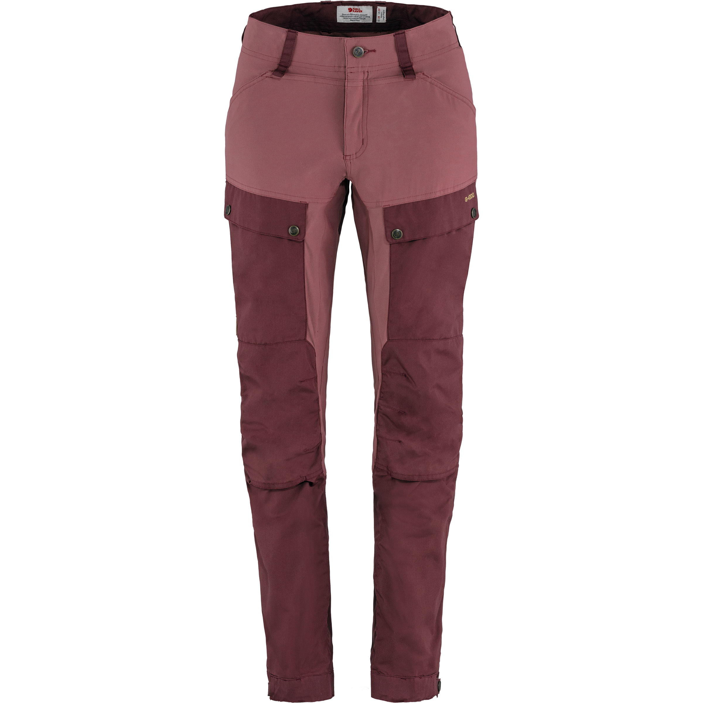 Fjällräven Keb Curved Hose Damen Wanderhose rot Größe S Trekking Widerstandsfähig Wasserabweisend