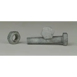 DIN 601 - Stahl 4.6 feuerverzinkt tZn - M 10x30 - Sechskantschrauben mit Mutter