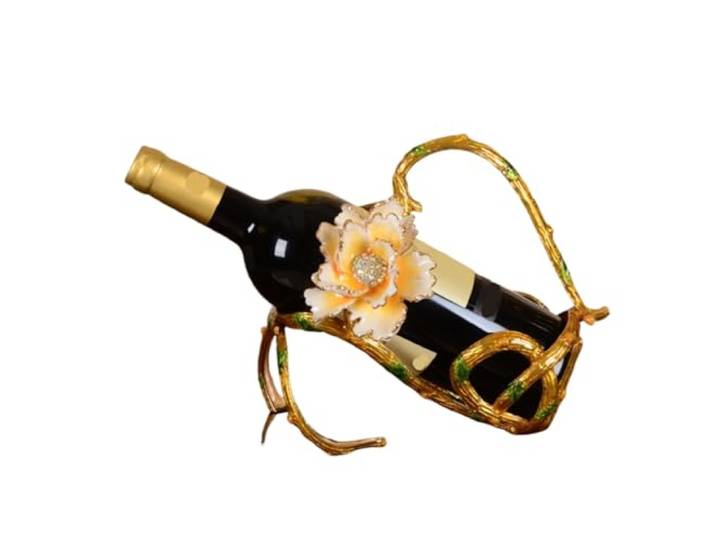 SAGELSHN Deco Weinregal Blumen-Weinregal, Flaschenhalter, Schrankdekor, Ideal for Esszimmer für Restaurant, Bar
