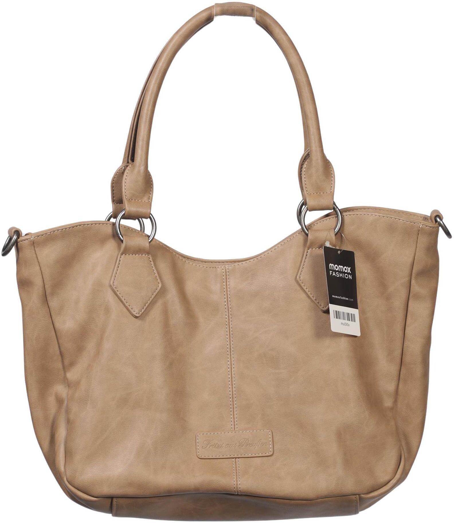 Fritzi aus Preußen Damen Handtasche gross, Beige, Kunstleder - Second Hand