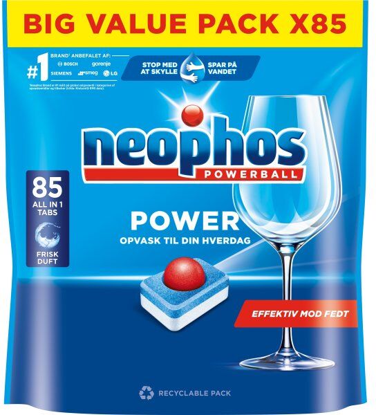 Neophos Power Opvasketabs, 85 Tabs