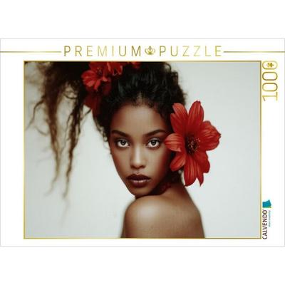 CALVENDO Puzzle Floral Muse | 1000 Teile Lege-Größe 64x48cm Foto-Puzzle für glückliche Stunden