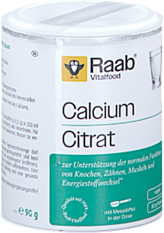 Raab Vitalfood Calciumcitrat Pulver 90g