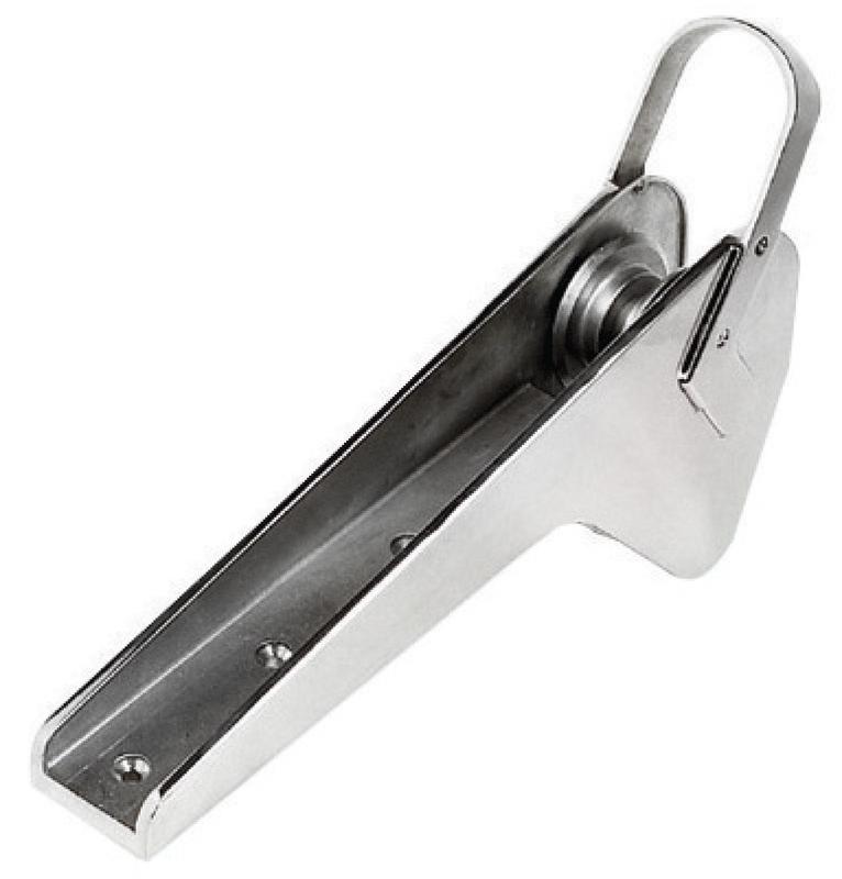 Bugrolle für Trefoil/Bruce, VA-Stahl bis 30 kg , 1 Stück