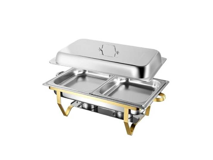 Chafing Dishes for Buffet Chafing Dish Buffet-Set Speisenwärmer Mit verschiedenen Speisepfannen, Kombi-Speisewärmer for Veranstaltungen und Hochzeiten
