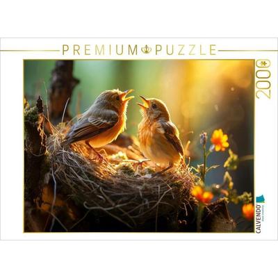 CALVENDO Puzzle Vögel, wir haben Hunger | 2000 Teile Lege-Größe 90x67cm Foto-Puzzle für glückliche Stunden, Sonstige von , Calvendo Puzzle