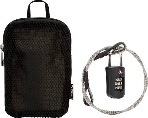 Pacsafe 10261100 Kabelschloss Schwarz Zahlenschloss