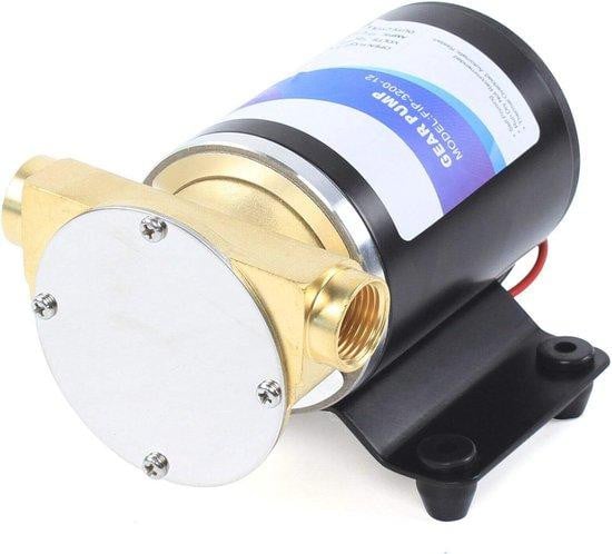 Krachtige zelfaanzuigende bilgepomp 12V, 23 liter per minuut, multicolor