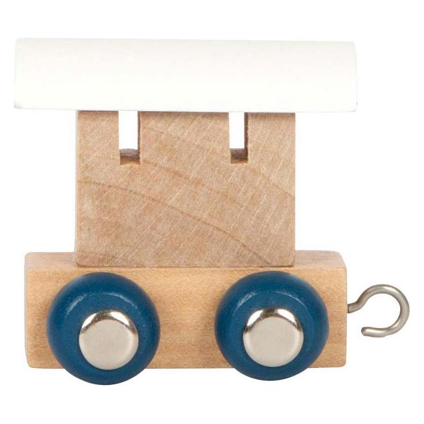 small foot - Holzbuchstabenzug Polar - Wagon Weiss - 12 Stück (60059481)