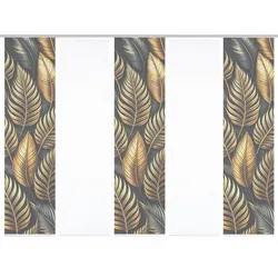 Schmidt Schiebevorhang Zedric 5er Set Polyester Gold