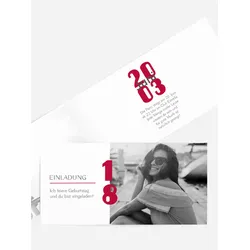Einladungen zum Geburtstag  selbst gestalten mit Spruch und Fotos im Onlinedesigner bei Meine-Kartenmanufaktur.de