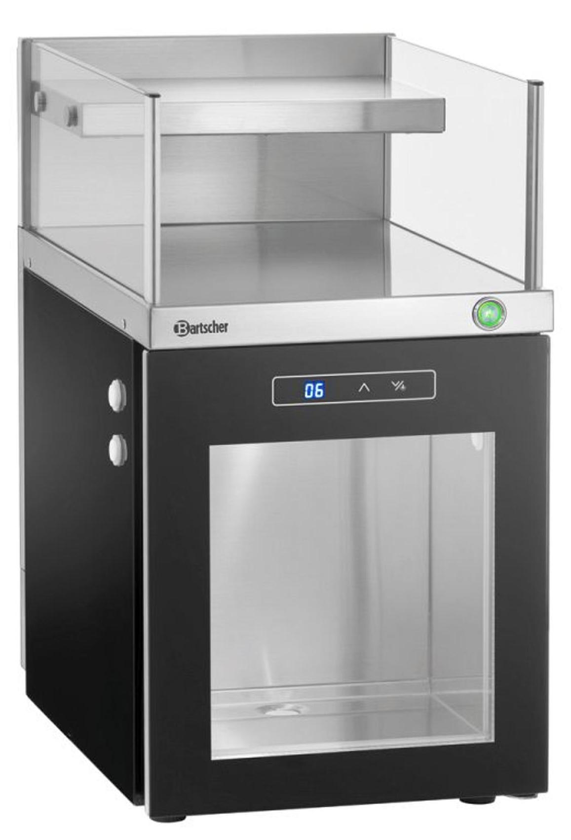 Milchkühlschrank-Tassenwärmer-Kombi