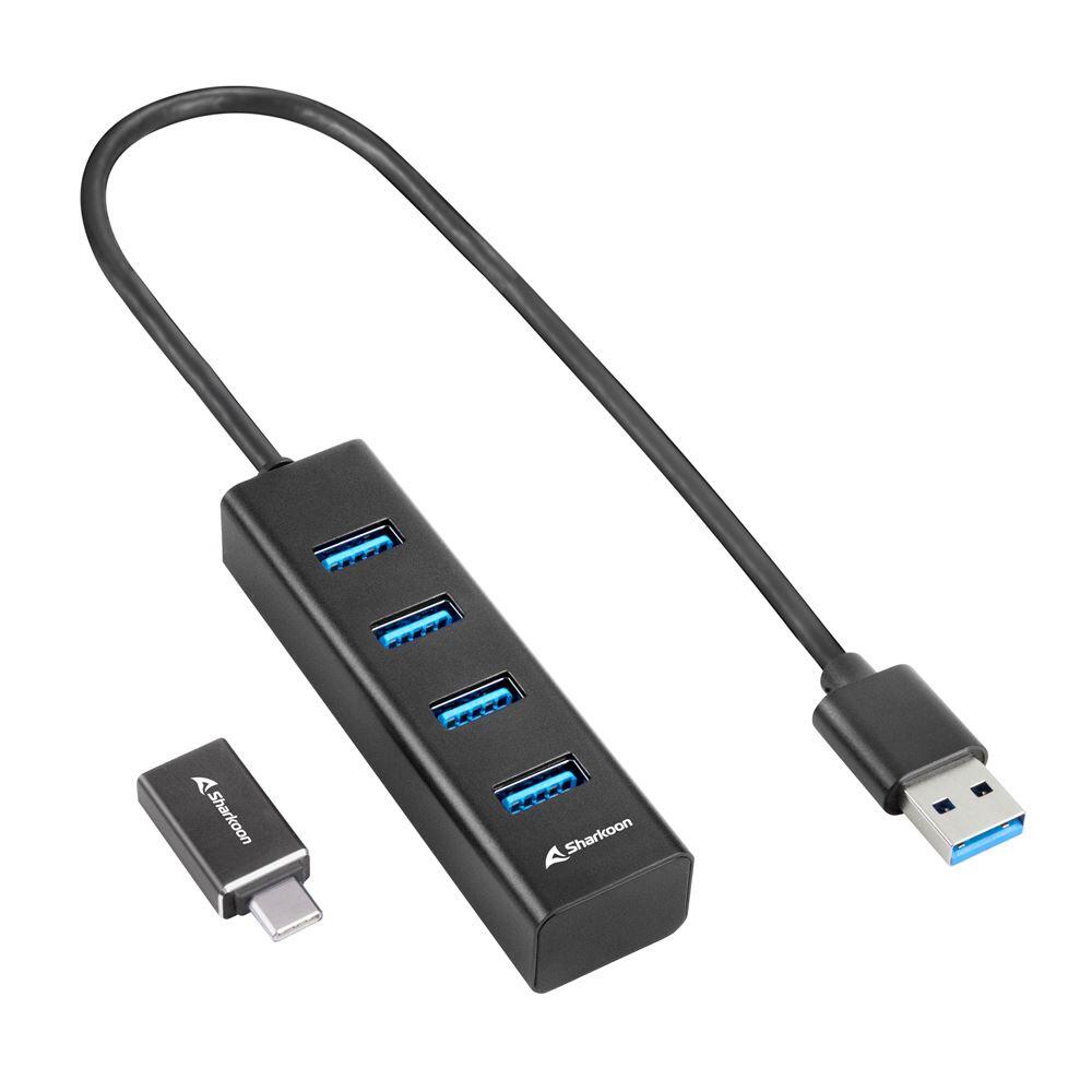 Sharkoon 4-Port USB Hub 4044951037582