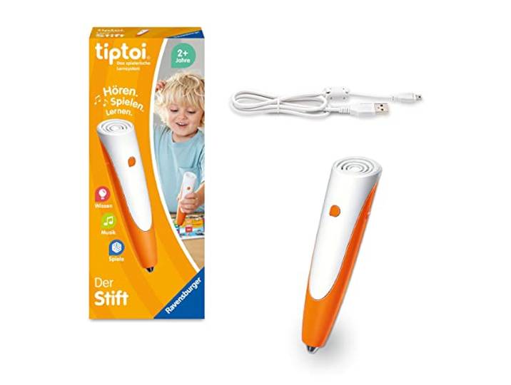 Ravensburger tiptoi Stift 00110 - Das spielerische Lernsystem, Lernspielzeug für Kinder ab 2 Jahren - Der Stift