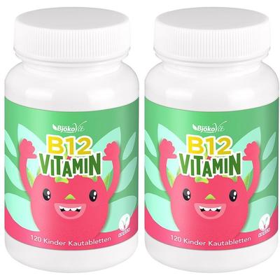 2x Vitamin B12 Kinder Kautabletten vegan 2x120 St