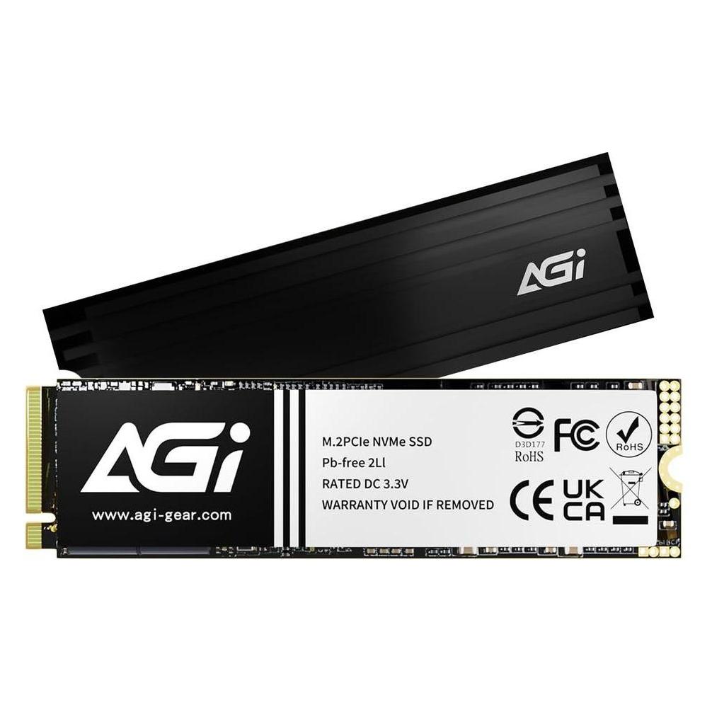 AGI Dysk SSD SSD PCIE G4 M.2 NVME 1TB/AI828 AGI1T0G44AI828-CB (1000 GB, M.2 2280) (AGI1T0G44AI828-CB)