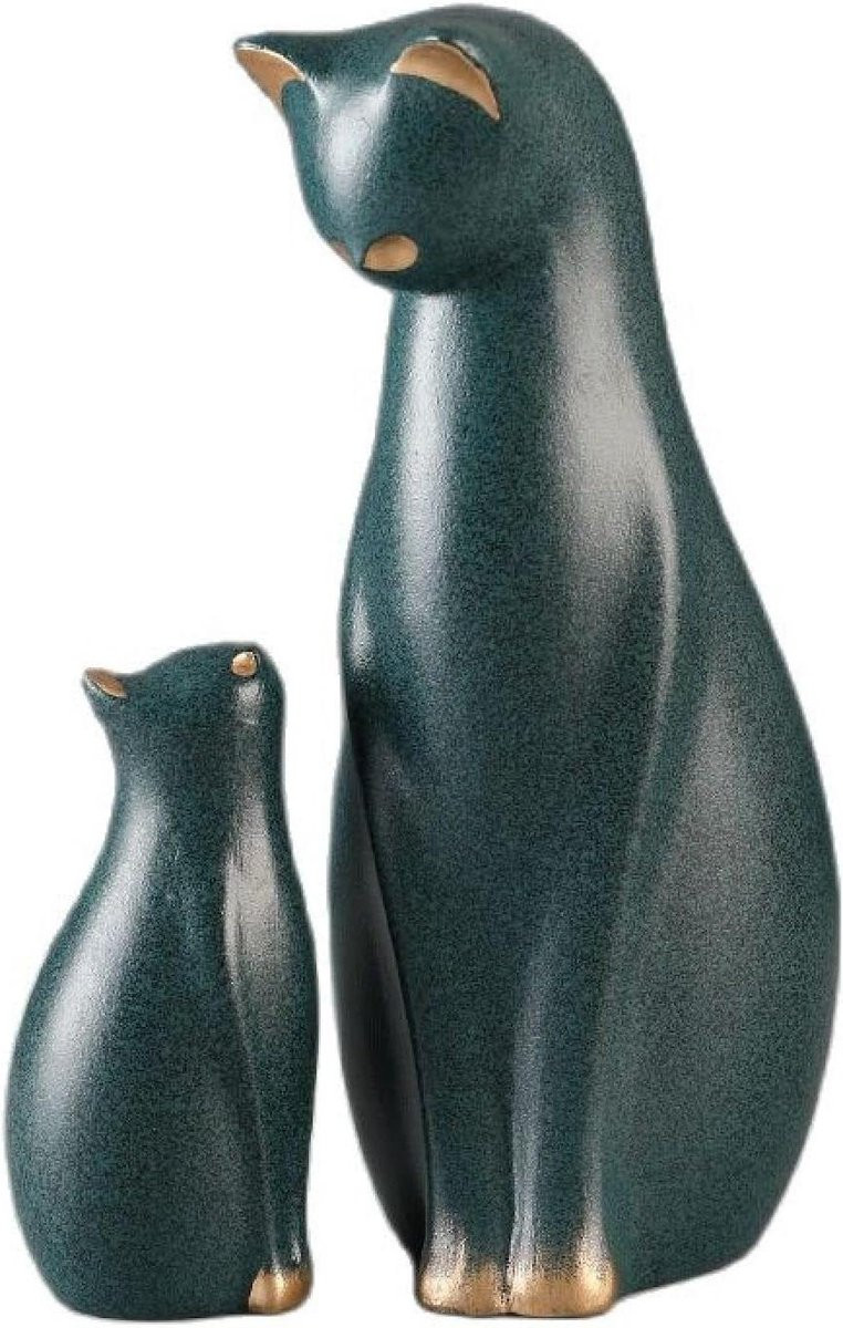 Moderne Hars Kat Beeldjes voor Decoratie en Ambachten