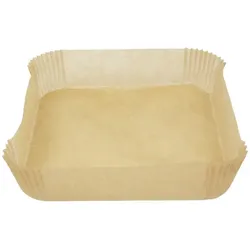 MONOUSO - Kraftpapier für Heißluftfritteusen 40g 17x17x4cm (50 Stück)