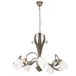Kronleuchter Sonia Bronzefarben max. 6 Watt
