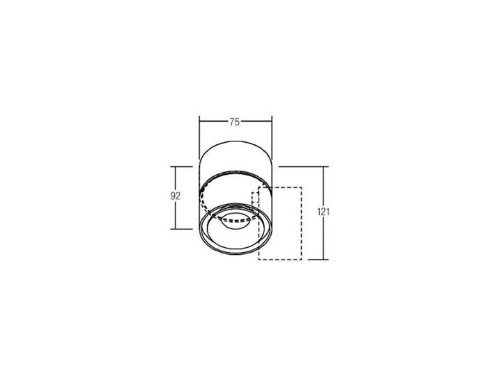 BRUMBERG LED-Deckenstrahler Circle Mini, Ø 7,5 cm, weiß Maxi/Mini, weiß / opal, für Wohn- / Esszimmer, Aluminium, Downlights