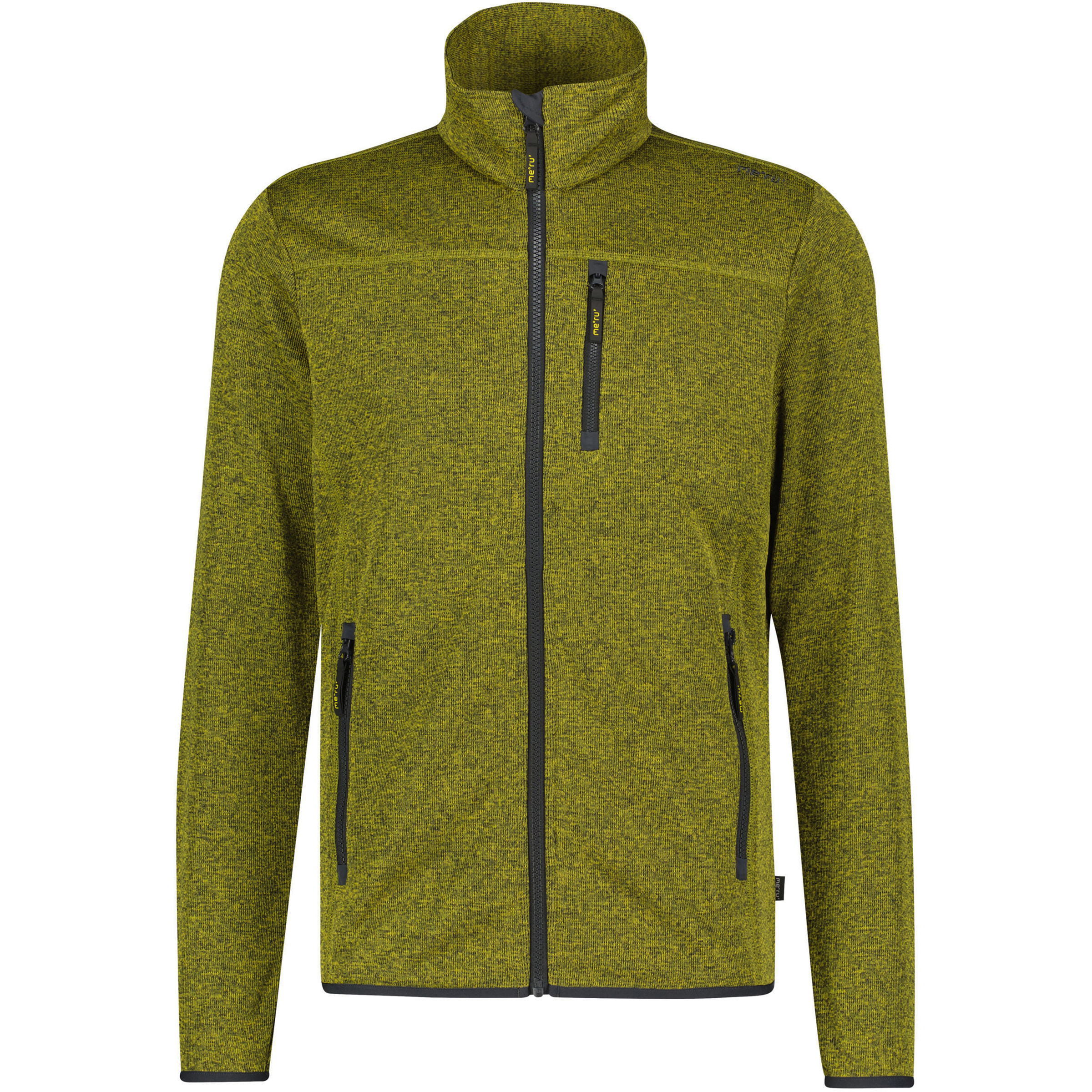 Bergzeit Basics Meru Cusco Herren Fleecejacke oliv Größe 3XL Trekking Elastisch
