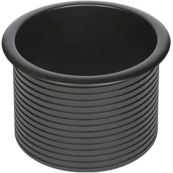 Evoline, Steckdosenleiste, Port Ersatz Manchette ø 102 mm für Steckdosen, Kunststoff schwarz