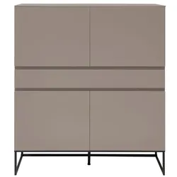 Wohnconcept Highboard Saposa Lack Basalt