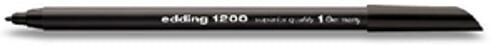 EDDING Marcador    1200   Ponta redonda 1 mm   Preto