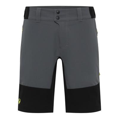 Radhose ZIENER "NIANDO-Z", Herren, Gr. 52, EURO-Größen, grau, Obermaterial: 100% Polyester. Obermaterial 2: 100% Polyester. Obermaterial 3: 98% Polyester, 2% Elasthan, Hosen