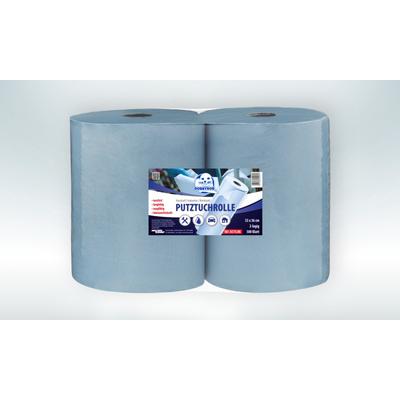 WALTER SCHMIDT CHEMIE Putz-Papierrolle Putztuchrolle 33x36cm, 500Blatt, 2-lagig, Doppelpack 4379000000