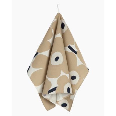 Spültuch MARIMEKKO "PIENI UNIKKO", beige (off, weiß, beige, dunkelblau), B:47cm L:70cm, Baumwolle, Leinen, Geschirrtücher, Off-White, Beige, Dunkelblau