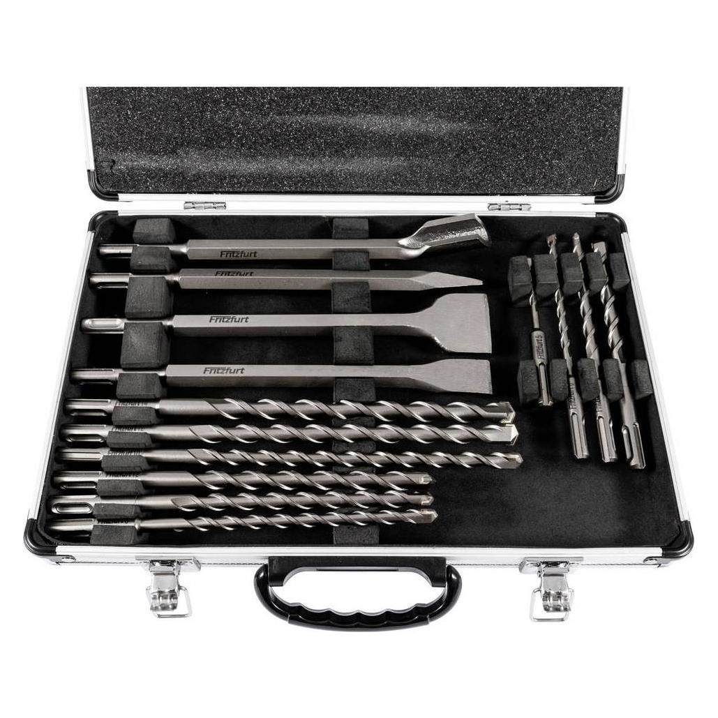 Fritzfurt 3161-3014 Hohlbohrkronen-Set 14teilig 5 mm, 6 mm, 8 mm, 10 mm, 12 mm (3161-3014)