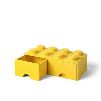 LEGO Schubladenelement 8 Noppen Gelb