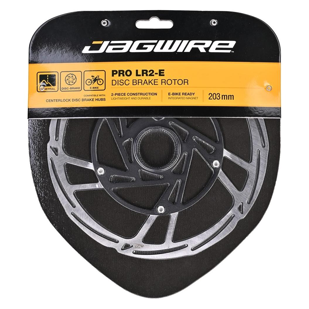 Jagwire Pro LR2-E Disc Center Lock Bremsscheibe mit Magnet (203 mm) (724171)
