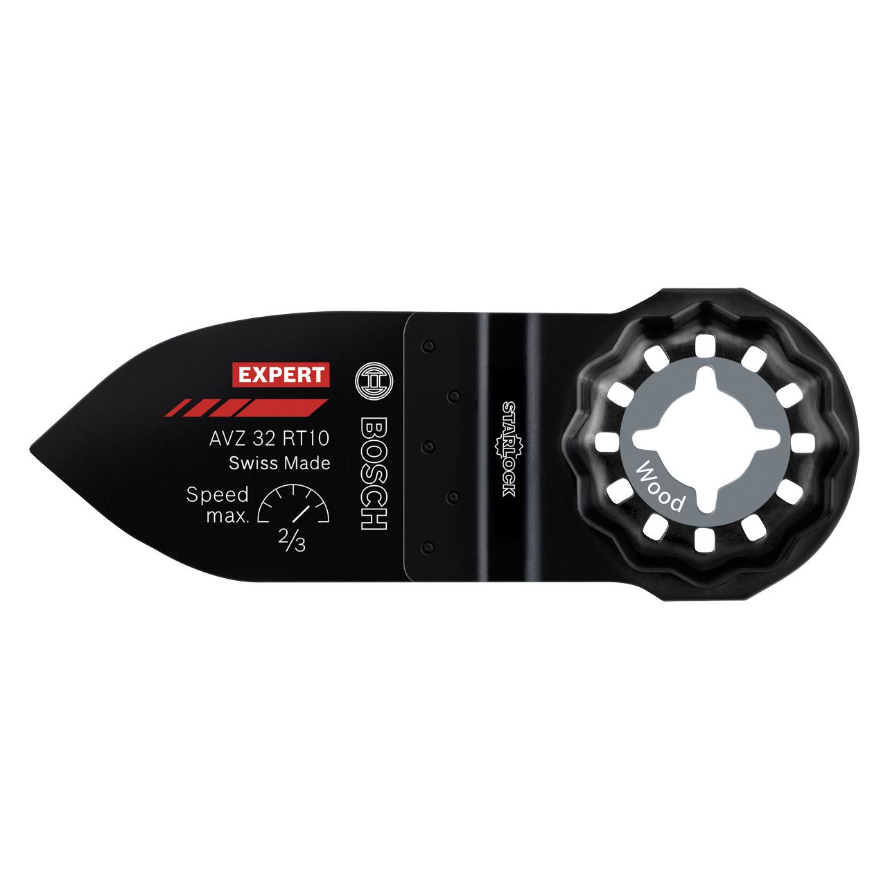 Bosch Professional Zubehör EXPERT AVZ 32 RT10 Schleiffinger für Multifunktionswerkzeuge (2608902067)