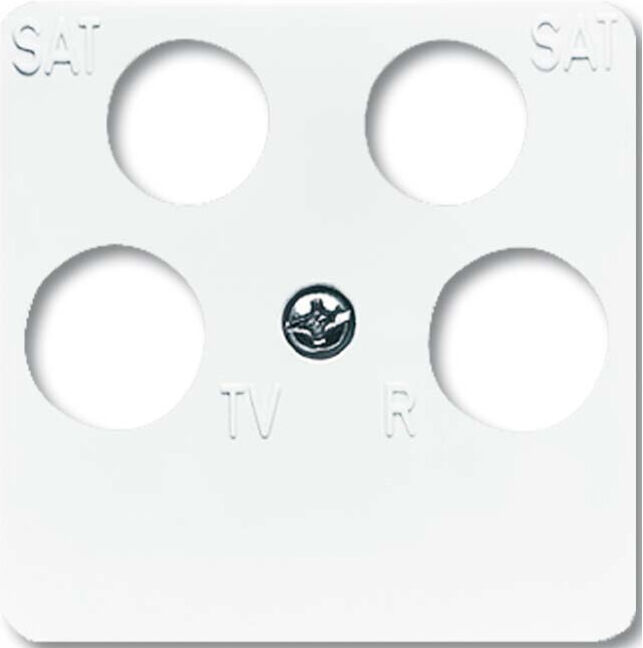 Busch-Jaeger Rosace centrale aws antenne, 4 fois 1743/10-04-214 (2CKA001753A8659)