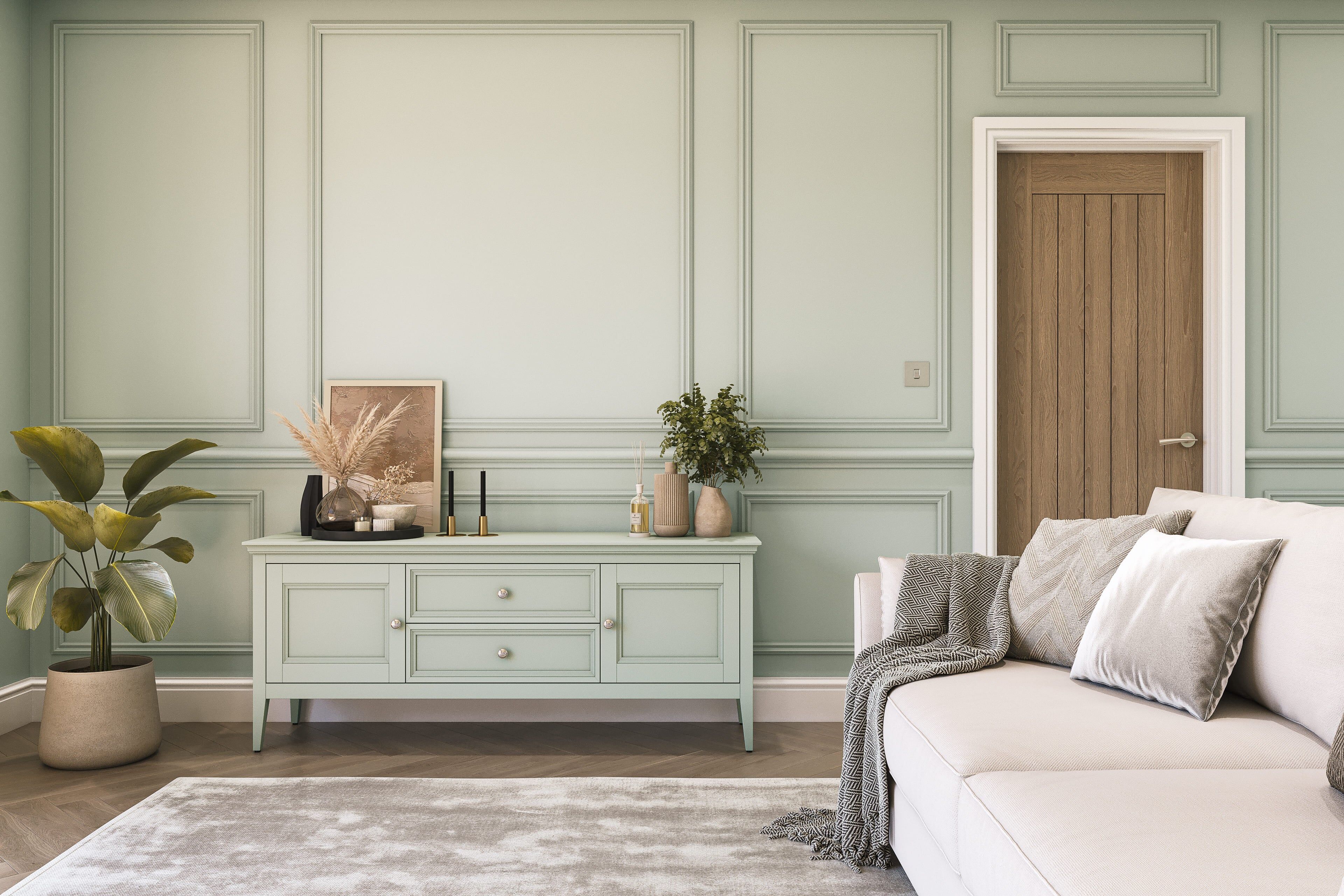 Hemway Peel and Stick Sample - Chalk Based Furniture Paint - Pistachio