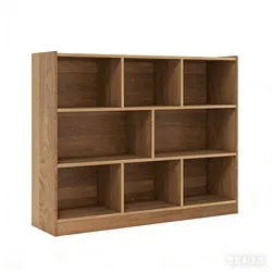 COSTWAY Bücherregal mit 8 Fächern, Stehregal mit 3 Ebenen, Würfelregal, Büroregal, Aufbewahrungsregal für Wohnzimmer