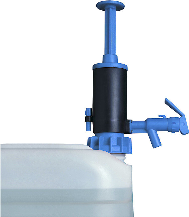 Kanister-/Fass-Dosierhandpumpe, für Mineralölprodukte, blau, 20 l/min, ab 3 Stk Jessberger