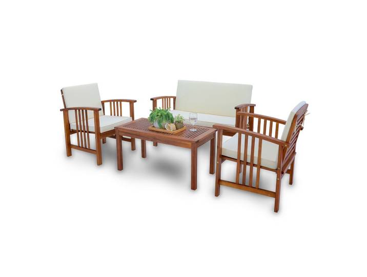 GARTENMÖBEL-SET Brissogne 4 TLG.