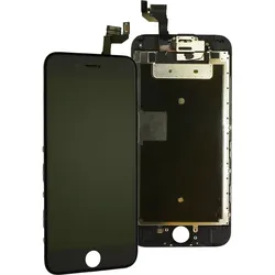 Retina Display Einheit komplett mit Displayrahmen inkl. Touchscreen für iPhone 6S, schwarz