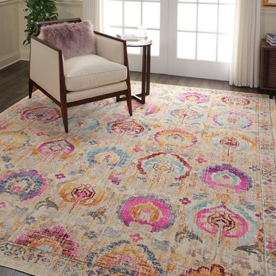 Nourison Vintage Kashan Persian Medallion Area Rug