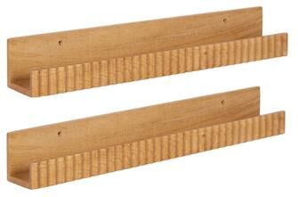 Kate and Laurel Furrow Ledge Shelf Set.