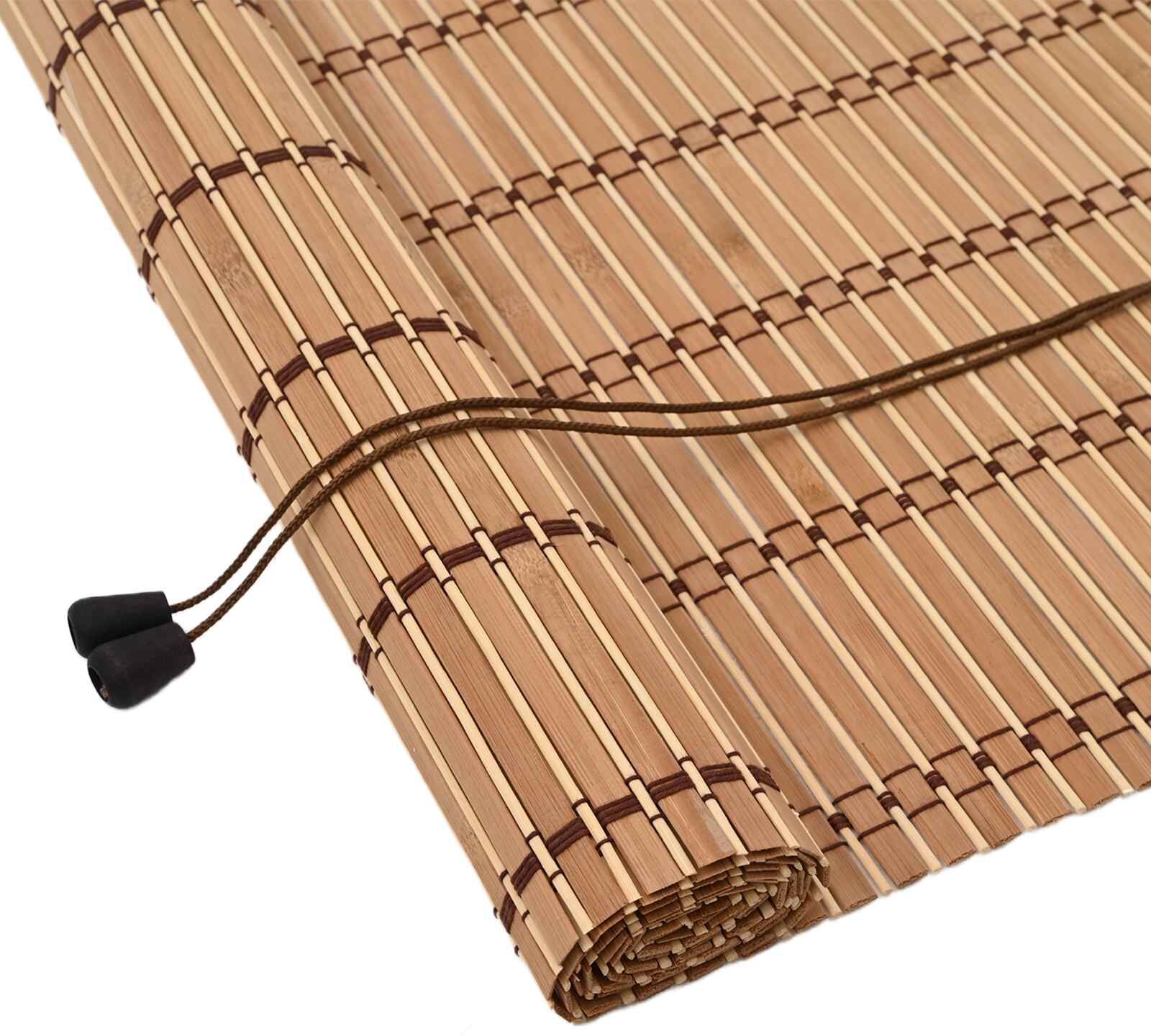vidaXL Store enrouleur Nature 140 x 220 cm Bambou