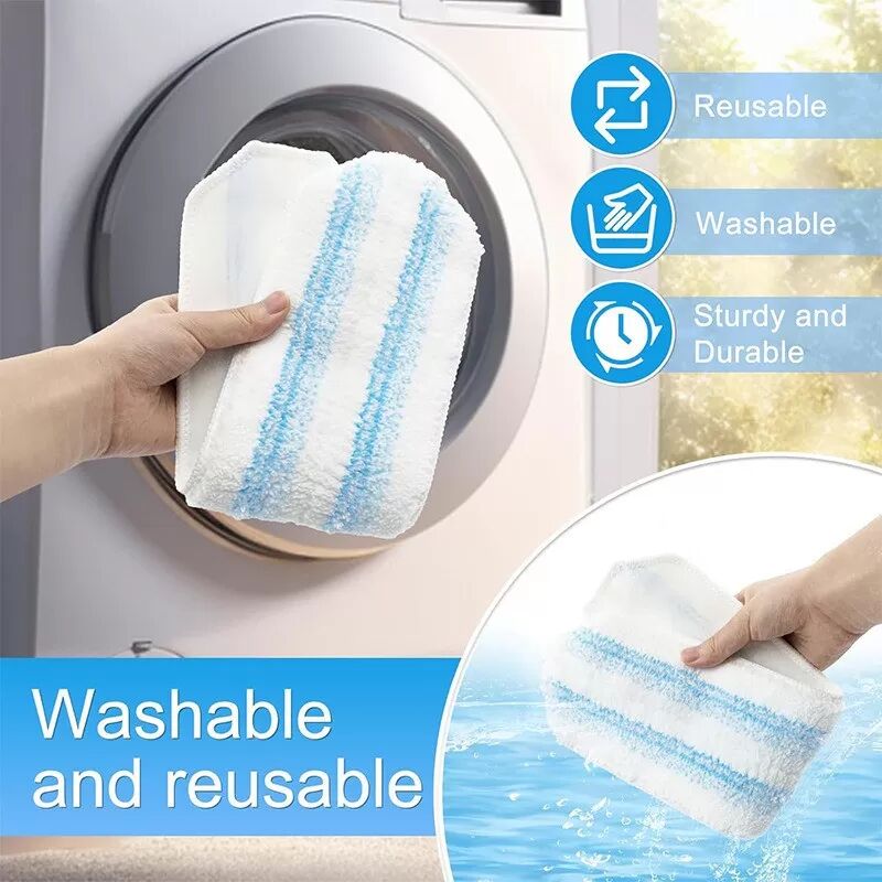 INF Lot de 3 Recharges de Mop Microfibre, Compatible avec Vileda H2Pro & O-Cedar