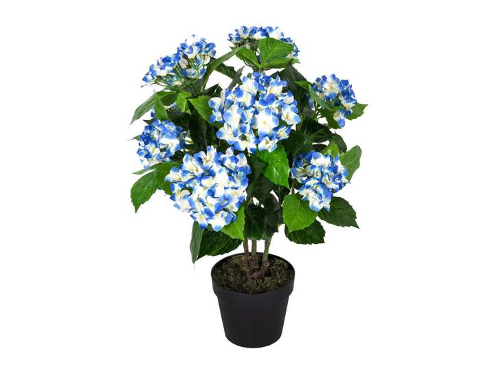 KUNSTBLUME Hortensien blau, 70 cm